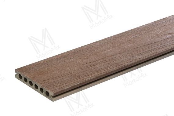 MM WPC Prestige Co-extrudált teraszdeszka, 3D famintás, szín: Ipe / Jade, 140x22x2900 mm