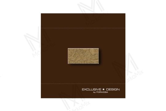 COMPONER üvegmozaik 6 mm vtg, 123x61x6mm, szín: No.35 arany hullámos, 48 db/ csomag