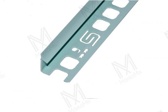 PVC negatív élvédő profil 9,5 mm/2,50m, almazöld