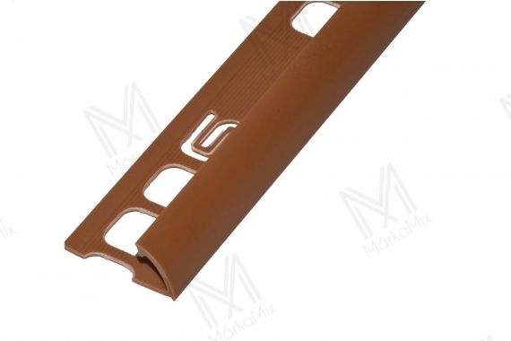 PVC pozitív élvédő profil 8 mm/2,50m, karamell