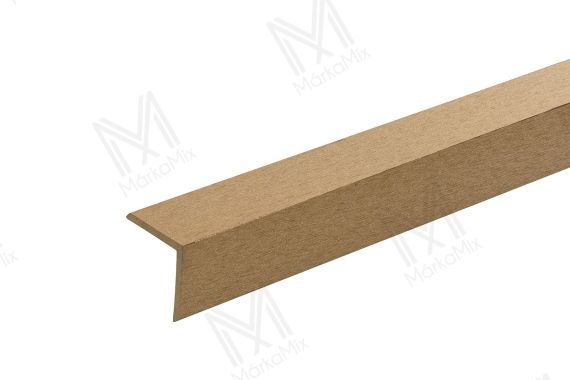 MM WPC Trusty extrudált lezáróprofil, csiszolt, szín: Original Wood, 60x60x2900 mm