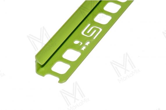 PVC negatív élvédő profil 8,3 mm/2,50m, 48. számú citrus zöld