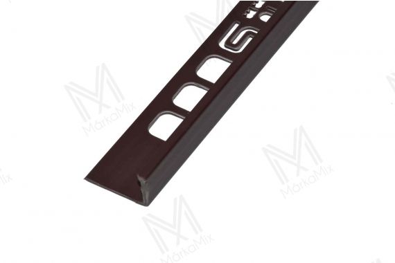 PVC  L élvédő profil 8,3 mm/2,50m sötétbarna
