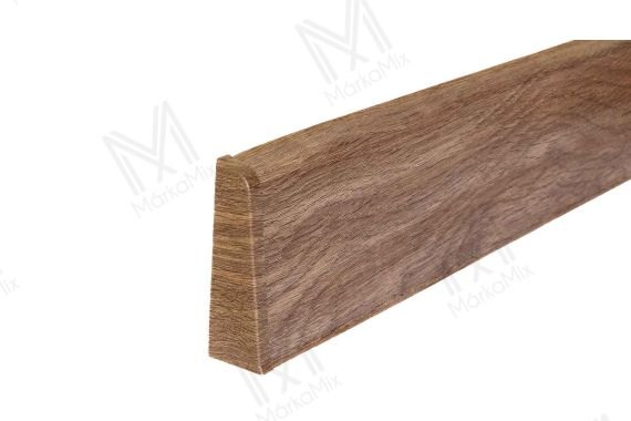 LIMA 75 mm PVC padlószegély balos végzáró, Polish oak