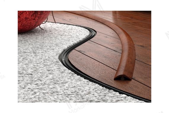 FLEX BOARD PVC flexibilis bázis profil 0,75 m fekete