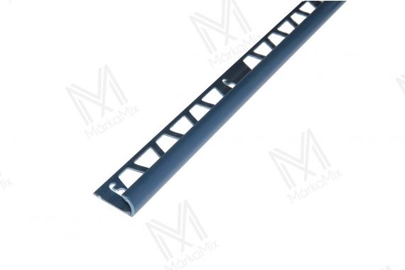 PVC pozitív élvédő profil 9/10 mm/2,50m, gránit kék