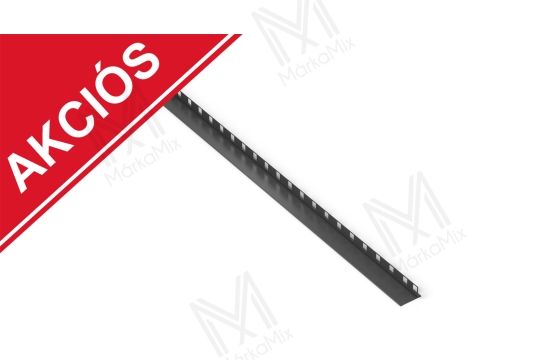 GRES 90 mm alumínium záróprofil, szín: antracit, 90x64 mm/2,40 m
