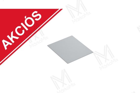 GRES 60 mm alumínium záróprofilhoz toldó elem, szín: ezüst