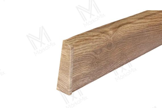 LIMA 75 mm PVC padlószegély balos végzáró, Rubens oak