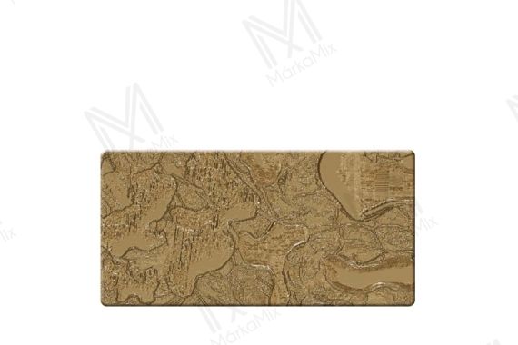 COMPONER üvegmozaik 6 mm vtg, 123x61x6mm, szín: No.35 arany hullámos, 48 db/ csomag