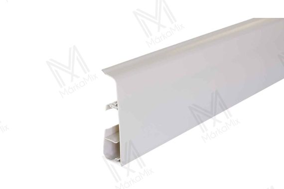 LIMA 75 mm PVC padlószegély gumis szegéllyel 2,50 m / szál, Szürke